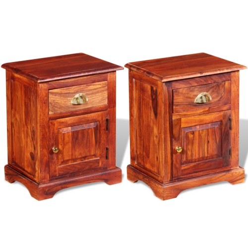 

Sheesham Set 2 pcs 40x30x50 cm bedside tables in solid wood