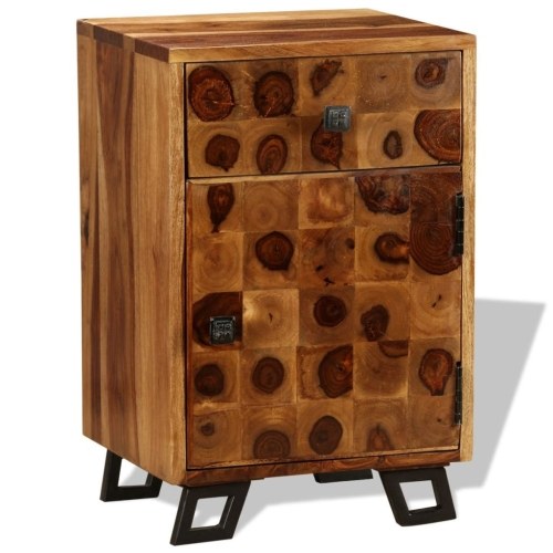 Sheesham Solid Wood Bedside table 37x30x54 cm