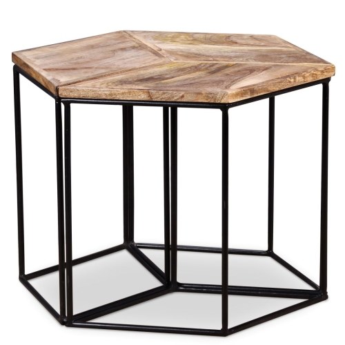 

Журнальный столик Mango Solid Wood 48x48x40 см