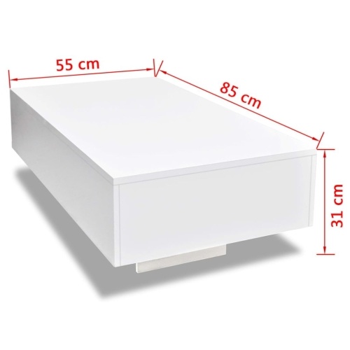 

White Glossy Coffee Table