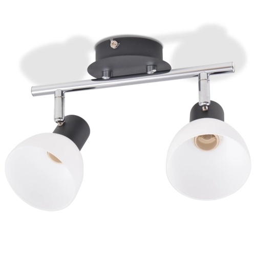

Chandelier with 2 Spotlights E14 Black