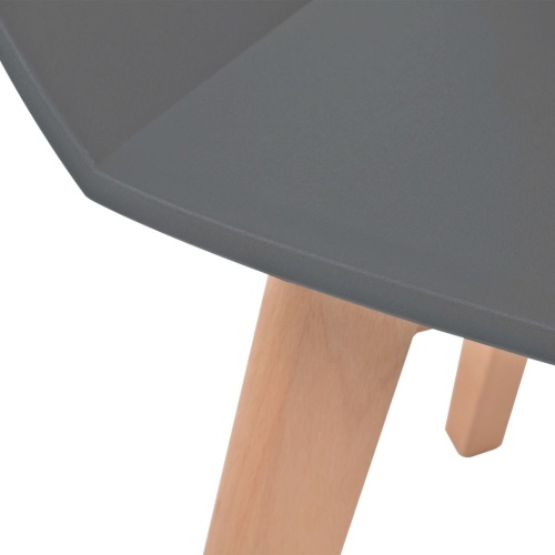 2 pcs Gray Dining Chairs