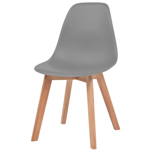 

Set 2 pcs Gray Dining Chairs