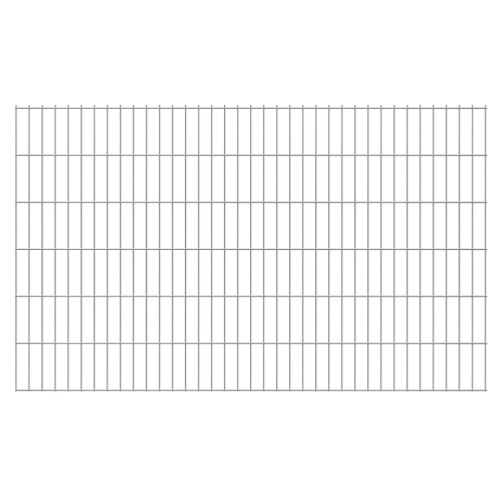 

2D panel fencing garden with pallets 2008x1230 mm 10m silver