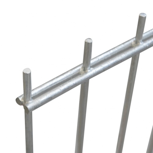 

2D fence panels garden stakes 2008x1230 mm 38m silver