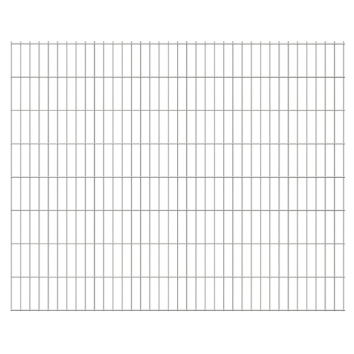 

2D panels fence garden 2008x1630 mm 14 m silver