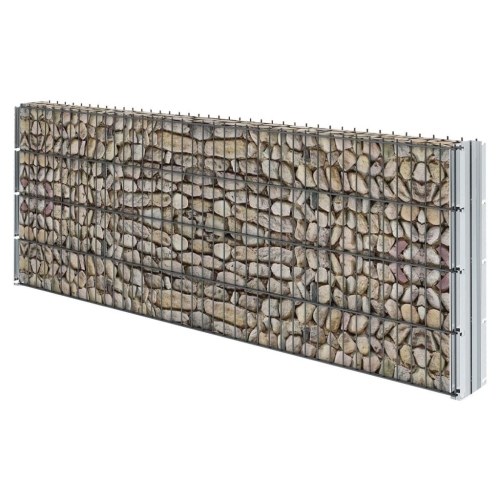 

Set of 2D Gabion Fences 2008x830 mm 20 m Gray