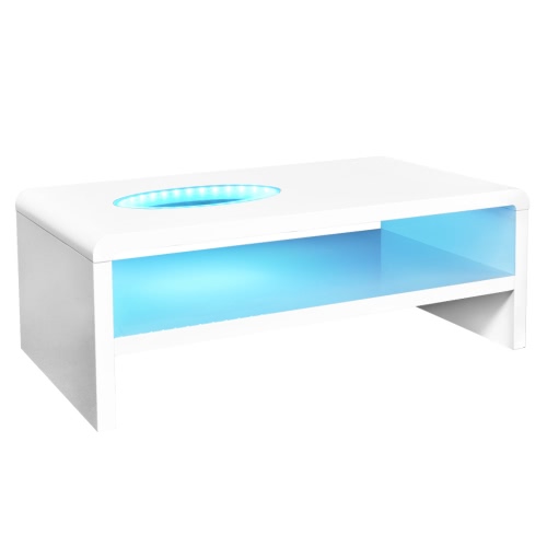 Couchtisch für Brilliant mit LED-Licht 42 cm