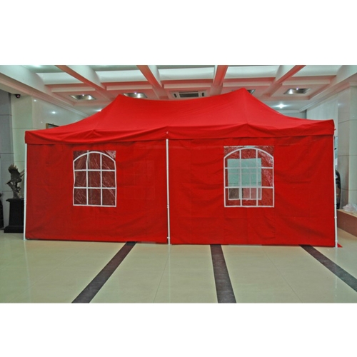 

3 * 6 м Складные палатки серии ECO полиэфирного волокна 180г/㎡Red