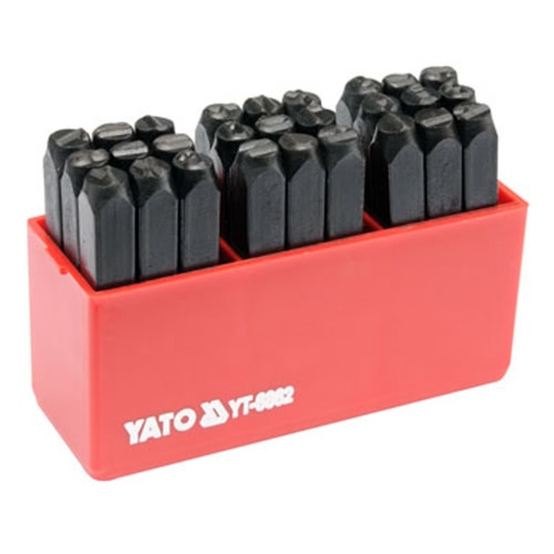 

Yato Schlagbuchstaben Stempel Prägestempel 27-teilig 6 mm