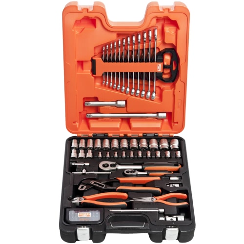

Bahco Steckschlüsselsatz Mix 1/4 und 1/2 inch 81-teilig S81MIX