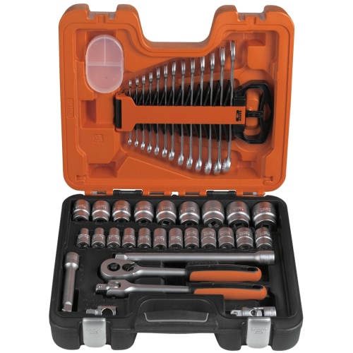 

Bahco Steckschlüsselsatz 1/2'' und Schraubenschlüssel Set S400