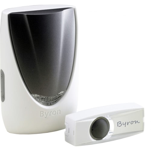 

BYRON Schnurlose Türklingel weiß
