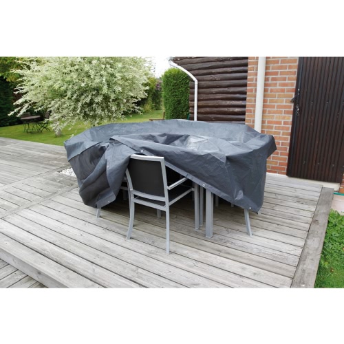 

Nature Garden Furniture Cover 90 x 205 cm PE Dark Grey 6030600