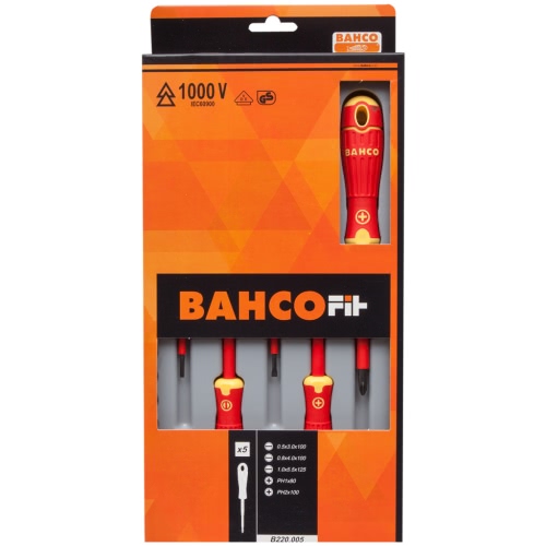 

BAHCO Schraubenzieherset B220.005 (5-teilig)