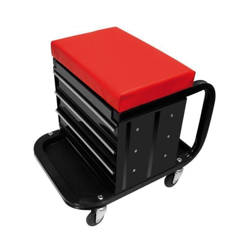 

ProPlus Mobiler Werkstatt-Rollcontainer-Sitz mit Lagerfächern 580526