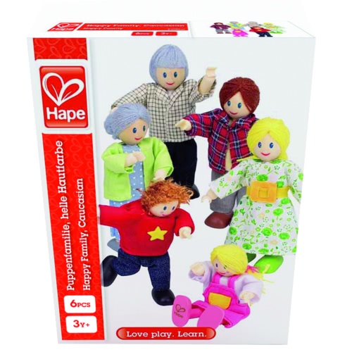 

Hape Happy Family Dolls - Caucasian E3500