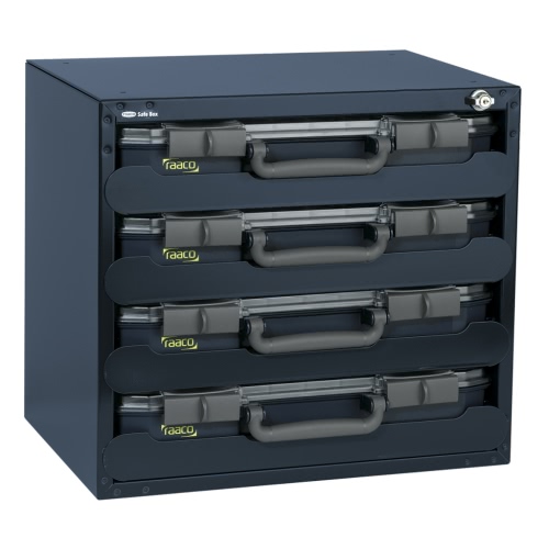 

Raaco Safe mit 4 CarryLite 55 Sortimentsboxen 136372
