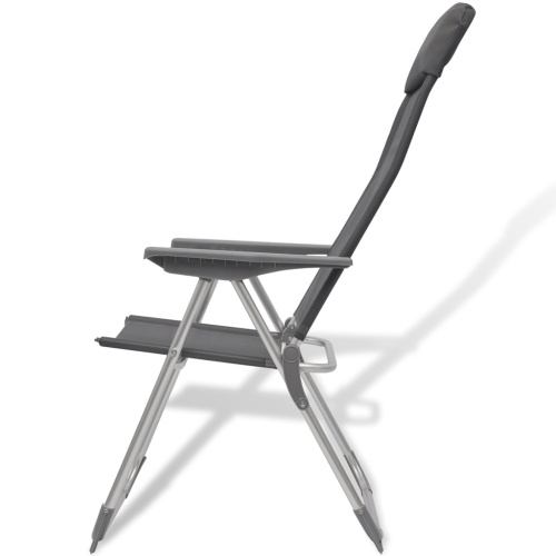 

Camping folding chairs angler chair made of aluminum (2 pieces)