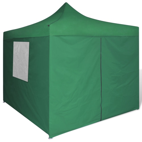

Green Foldable Tent 3 x 3 m with 4 Walls
