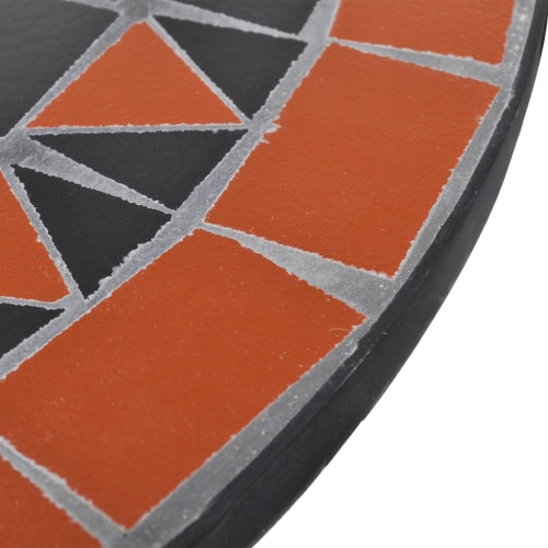 

Mosaic Table 60 cm Terracotta / White