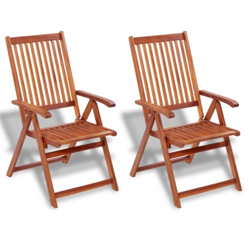 

Garden chair 2 pcs of acacia wood