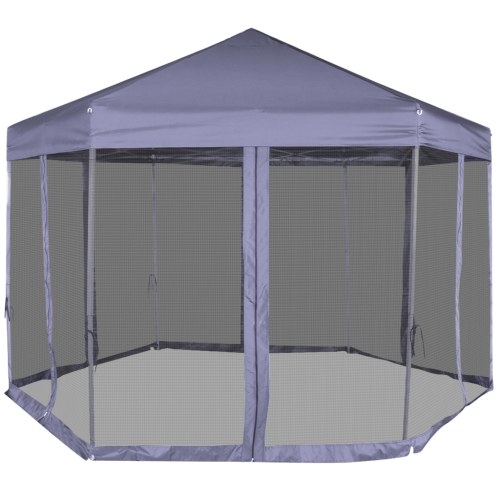 

шестиугольная Pop-Up Tent 6 боковые стенки темно-синий 1,8x1,8m