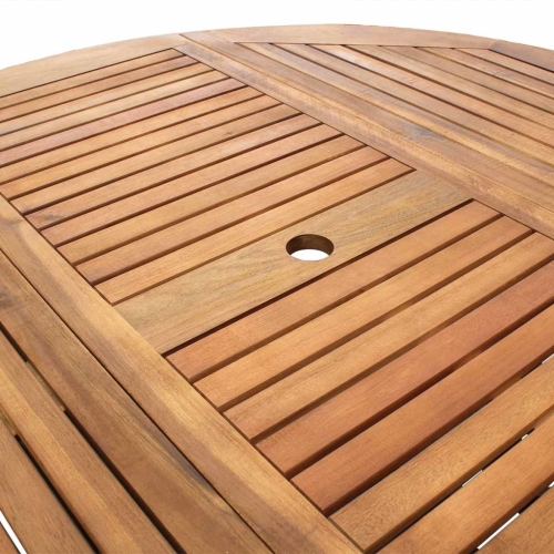 

Nine Piece Outdoor Folding Dining Set Acacia Wood