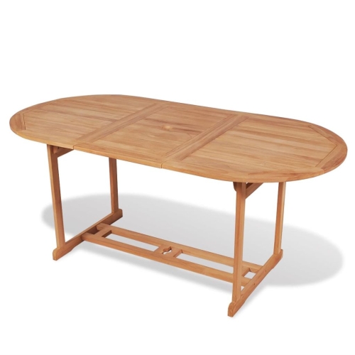 Outdoor Dining Table 180x90x75 cm Teak