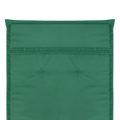 Capa para cadeira de jardim com encosto alto 2 peças Verde 120 x 50 x 3 cm