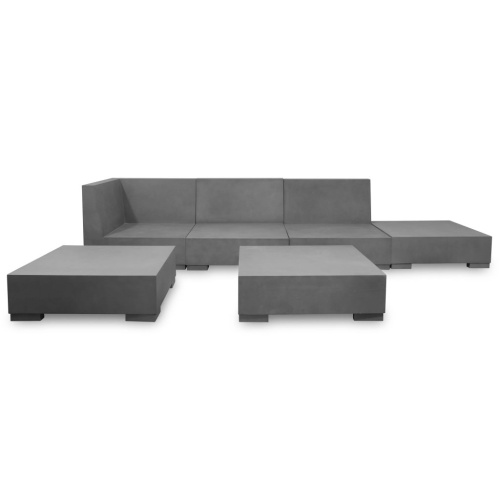 

Garden sofa set 15 pcs. concrete