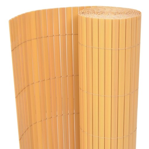 Gartenzaun Doppelseitig 150×500 cm Gelb
