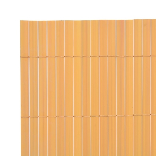 

Garden fence Double-sided 150 × 500 cm Yellow