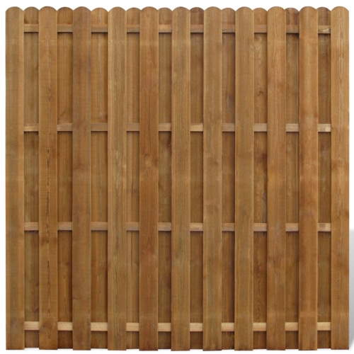 Vertical Wooden Hit & Miss Fence Panel