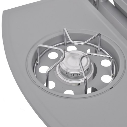 

Gas Barbecue Grill 4+1 Burners Silver