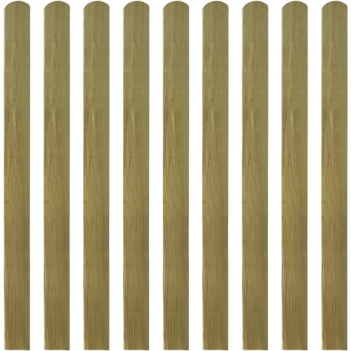 

Impregnated Fence Slat 10 pcs 120 cm Wood