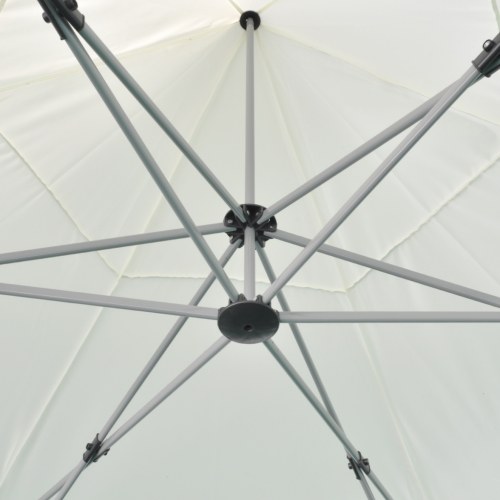 

Hexagonal Pop-Up Foldable Marquee Cream White 3.6x3.1 m