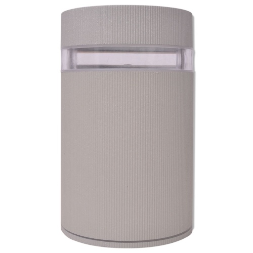 

Outdoor Semi-Cylindrical Wall Sconce Grey Aluminium