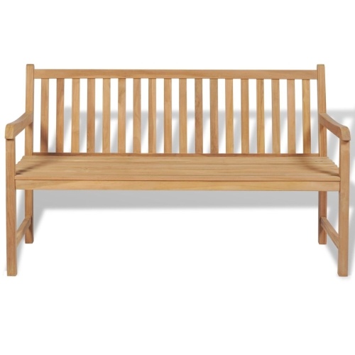 Outdoor Bench Teak 150x62.5x90 cm