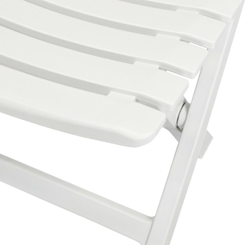 

Garden Bistro Set 3 Pieces Plastic White
