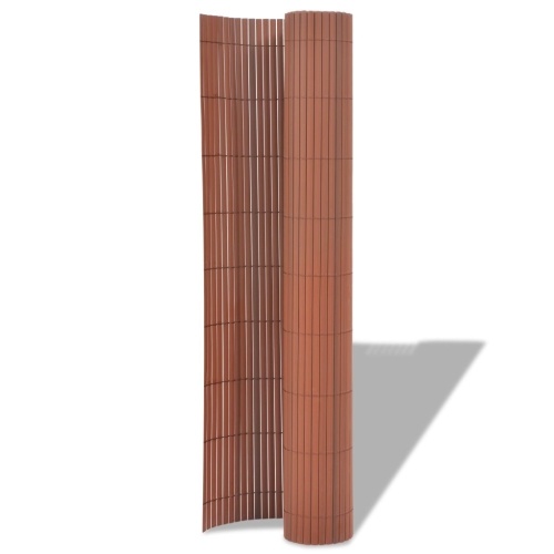 

Double-Sided Garden Fence 90x300 cm Brown