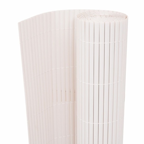 

Double-Sided Garden Fence 195x500 cm White