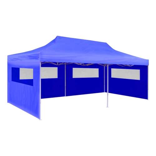 

Tent folding pop-up parties 3 x 6 m blue