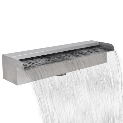 

Blade of rectangular stainless steel water pool 45 cm