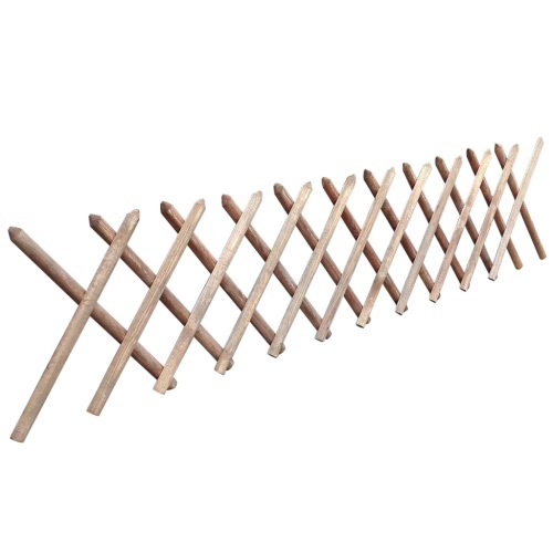 

Valla enrejada expandible de madera impregnada 250 x 60 cm