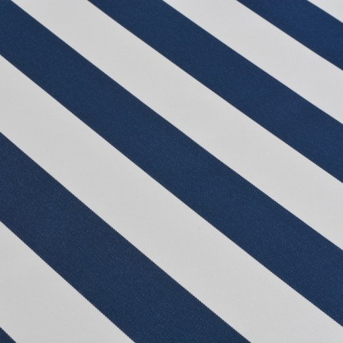 

Folding awning with manual handling 600 cm Blue and white