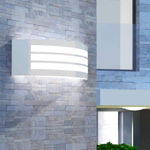 

Stainless steel exterior wall light