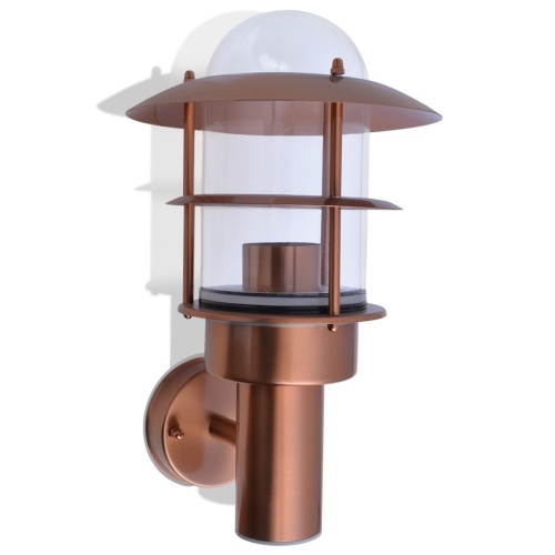 

Exterior wall light Stainless steel Copper