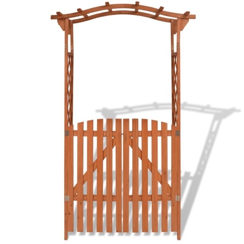 

Арка для сада с портиком Твердая древесина 120 x 60 x 205 см