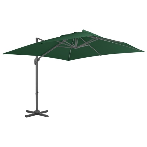 Parasol déporté 400x300 cm Vert